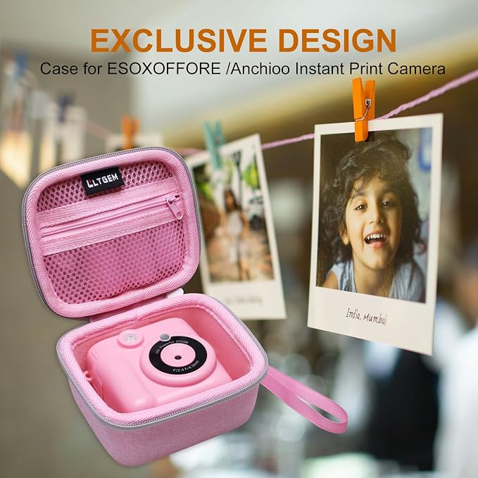 L LTGEM Kids Instant Print Camera Case Compatible