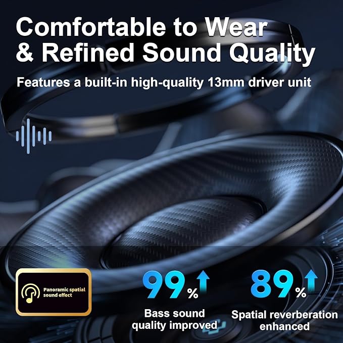 Third-generation Open Headphones, Clip-on Earplugs, True Wireless TWS Bluetooth 6.0 Earclip Earphone with Microphone, Stable to Wear Suitable for Glasses Wearers and Outdoor Sports and Running, White