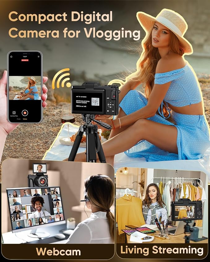 4K Digital Camera for Photography
