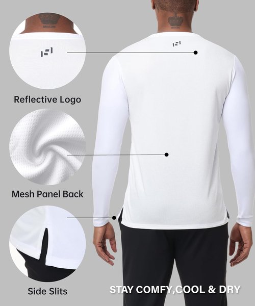 HUGE SPORTS UPF 50+ Rash Guard | Long Sleeve Quick-Dry Sun Shirt for Fishing & Water Sports