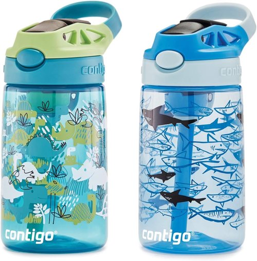 Contigo Aubrey Kids Water Bottle - Leak-Proof Design | Fun Colors & Easy Grip