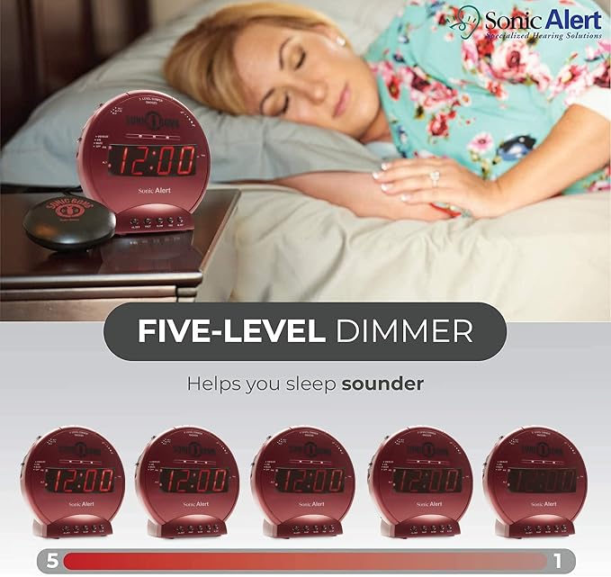 Sonic Alert Sonic Bomb Dual Alarm Clock