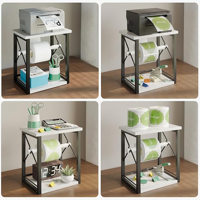 Label Holder for Rolls and Fan-Fold Labels, Shipping Thermal Label Holder