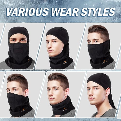 GoxRunx Balaclava Ski Mask - Warm, Breathable, Windproof Winter Face Mask for Men & Women