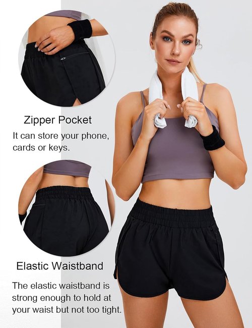 Blooming Jelly Women's Quick-Dry Running Shorts - Lightweight Activewear with Pockets | 1.75" Inseam