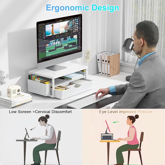 gianotter Desk Organizers and Accessories, Monitor Stand