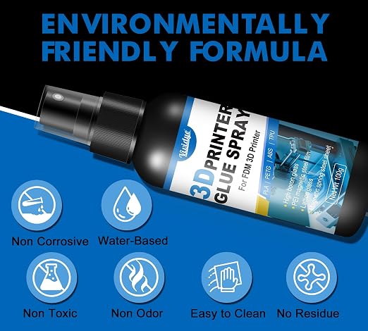3D Printer Adhesive Glue - 7oz/200g Strong 3D Printer Glue Reduces Warping of