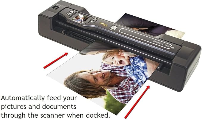 Vupoint Solutions PDSDK-ST470R-VP Magic Wand Portable Scanner ST470 w/ Docking