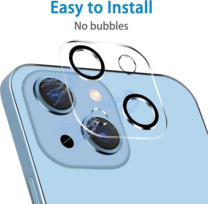 Dengduoduo 3 Pack Tempered Glass Camera Lens Protector