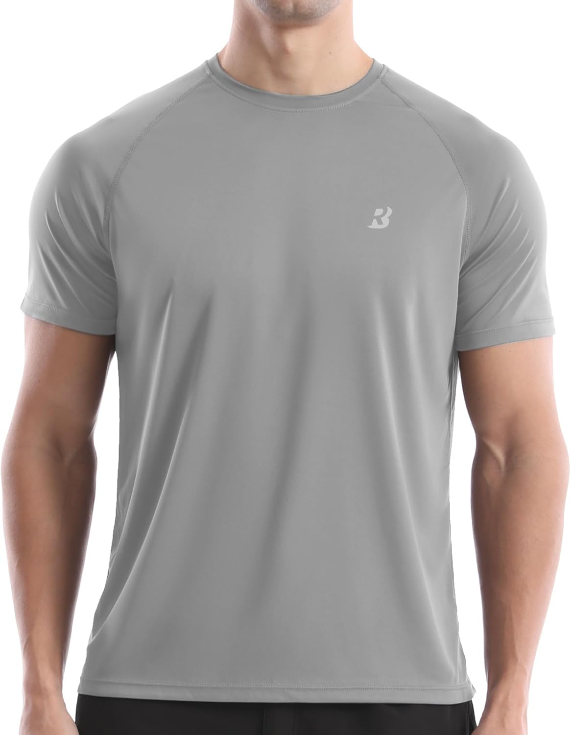 Roadbox Men's Rash Guard - UPF 50+ UV Protection Swim Shirt | Quick Dry Lightweight Beach T-Shirt