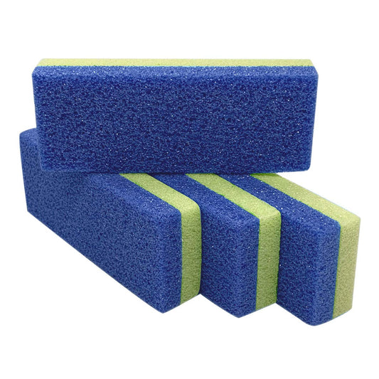 Maryton Foot Pumice Stone For Feet Hard Skin Callus Remover And Scrubber (Pack Of 4) (Yellow)