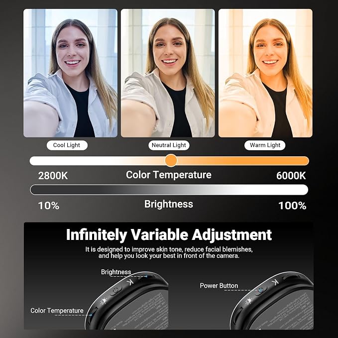NEEWER Basics Magnetic Selfie Light Compatible