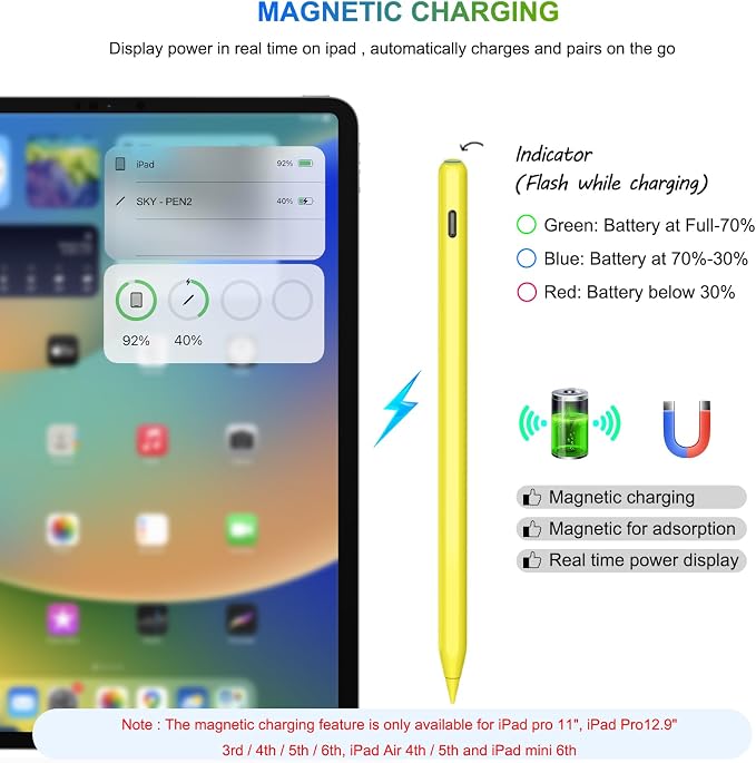 Pencil 2nd Generation Wireless Charging, HATOKU Pencil