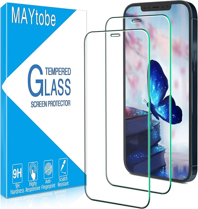 MAYtobe [2 Pack Tempered Glass Screen Protector