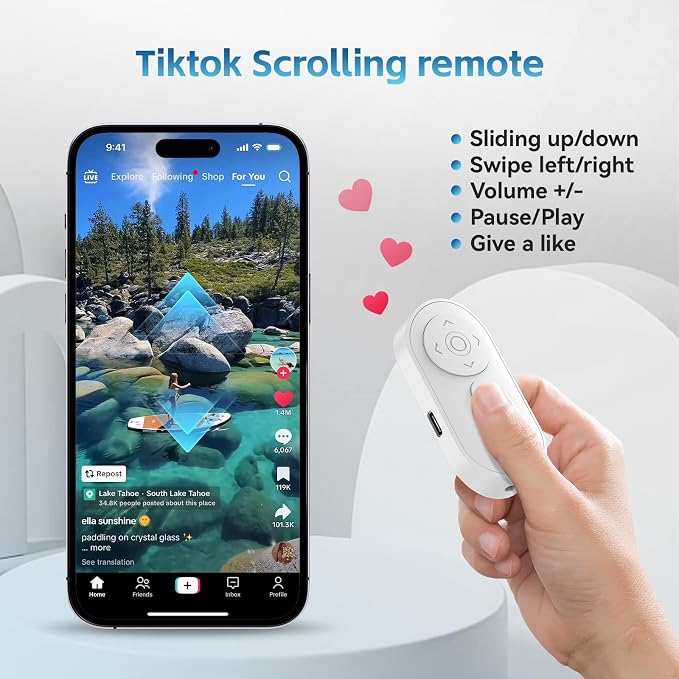 Wireless Camera Remote with Zoom/Switch