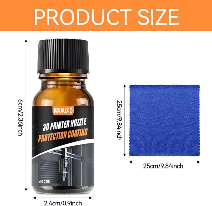 20ml 3D Printer Nozzle Protection Coating, 3D Printer Nozzle Cleaner High