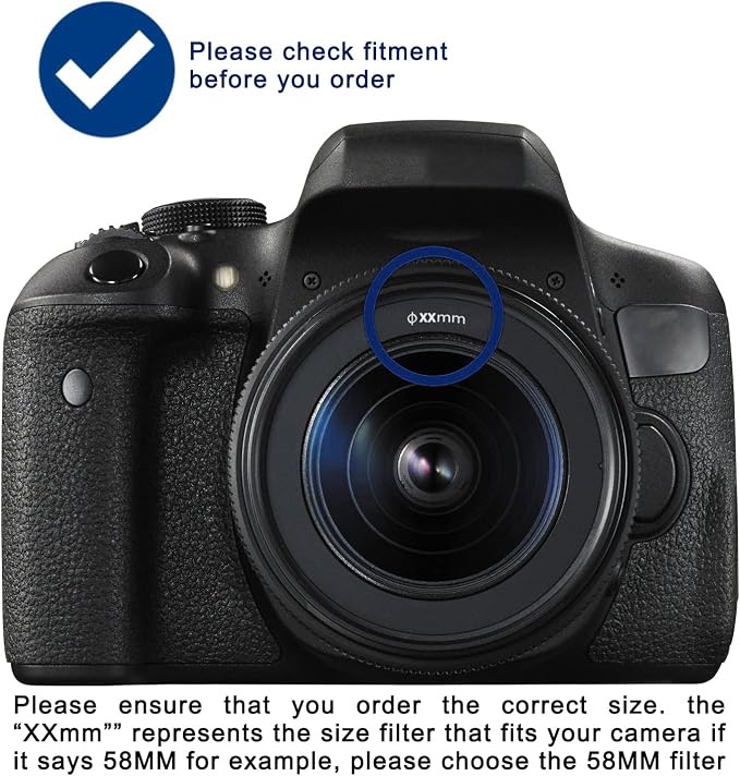 Pro Lens Filter Kit, Includes CPL, FL-D Filters