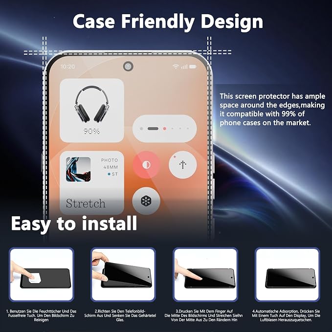 2+2 Pack Privacy Screen Protector