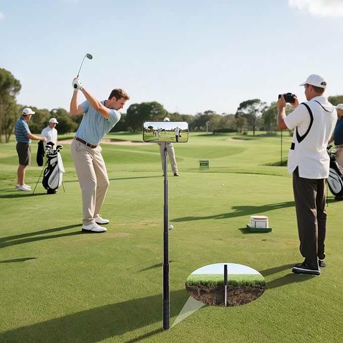 Ground Golf Monopod Phone Stand Holder