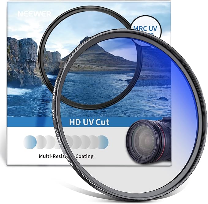 NEEWER 49mm MRC UV Protection Filter 30 Layer Multi Resistant Nano Coatings/HD