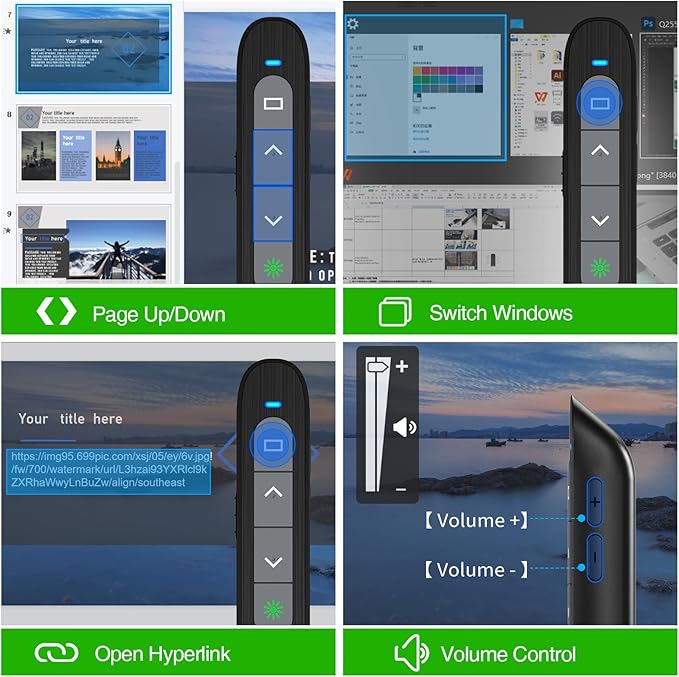USB C Rechargeable Presentation Clicker