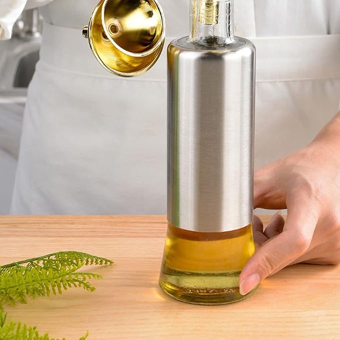 Yosoo Gold Stainless Steel Funnel Set 3 Pieces, Kitchen Funnel Set for Transferring Essential Oils, Liquid, Spice, Dry Ingredients, Powder