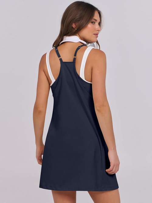 ANRABESS Summer Dress - Stylish Beach Vacation Outfit with Built-In Shorts | Perfect for Tennis & Travel