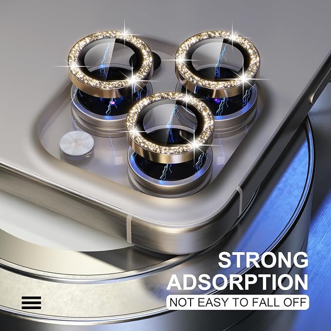 Choiche Compatible for iPhone 15 Pro/iPhone 15 Pro Max Camera Lens Protector