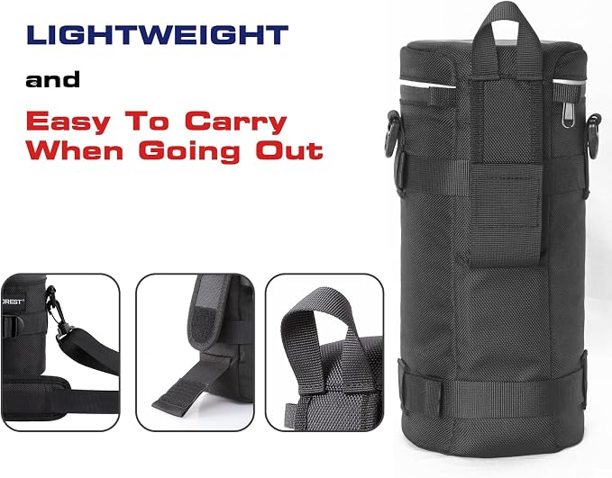 Camera Lens Case Lens Bag Compatible)