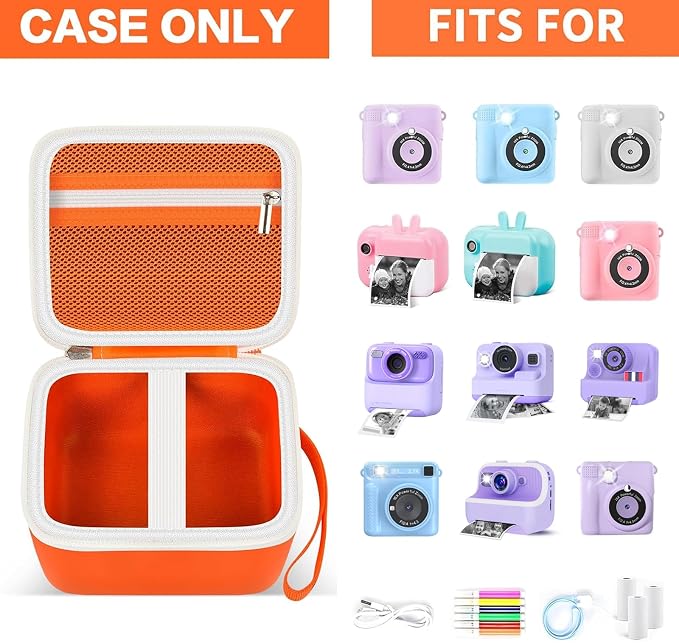 PAIYULE Kids Instant Print Camera Case Compatible