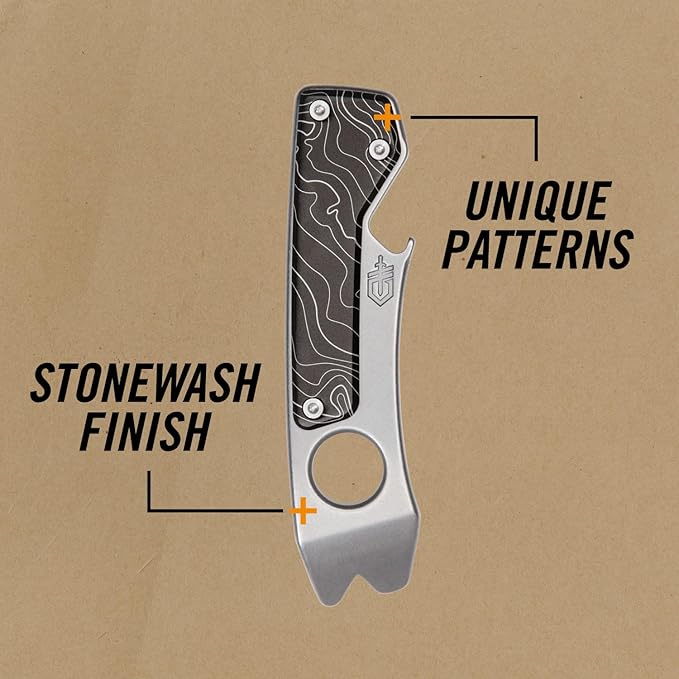 Gerber Gear Shard XL EDC Multi-tool 6-in-1 Keychain Multitool with Pry Bar, Wire Stripper and Bottle Opener, Stainless Steel