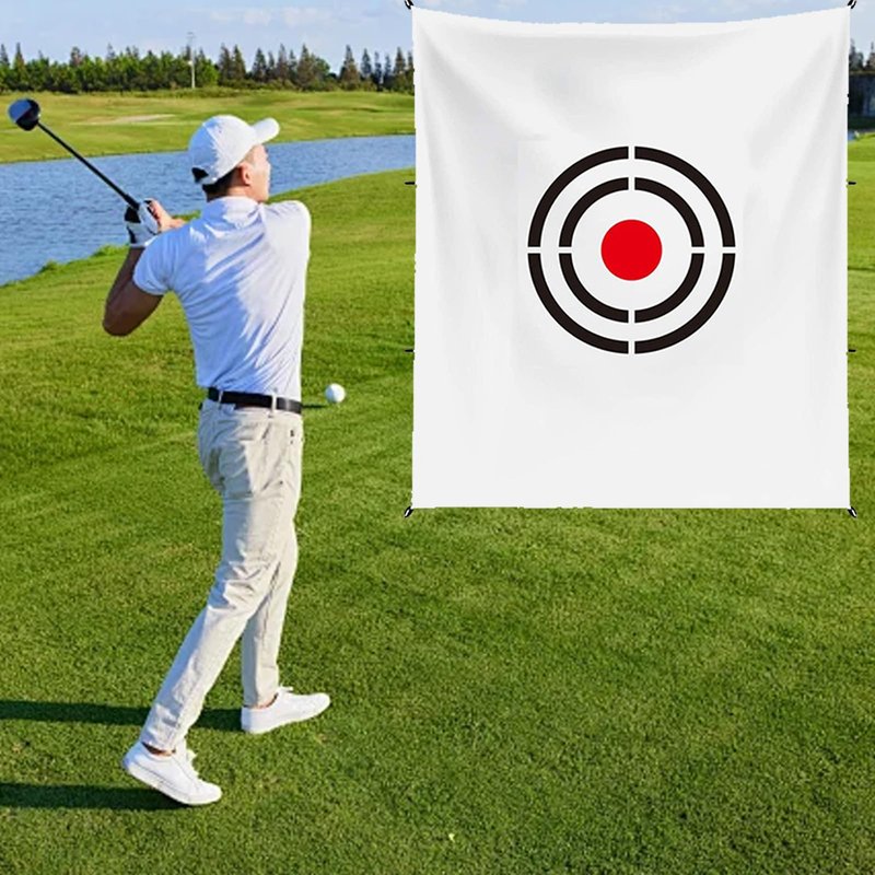 Sharellon Golf Target Cloth - Portable Driving Range 5x6FT Golf Hitting Training Aid for Golfers Father Gifts Backyard & Garage
