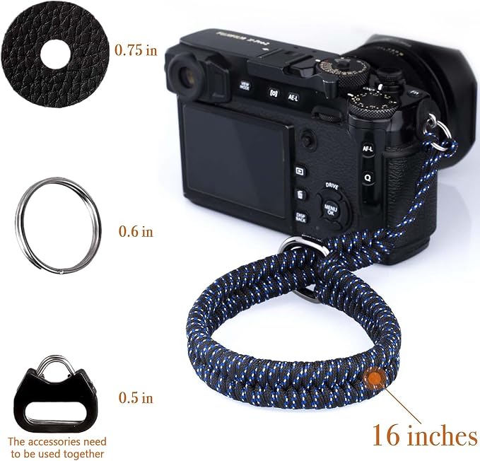 AQAREA Camera Wrist Strap for DSLR Mirrorless Camera, Quick Release Camera Hand
