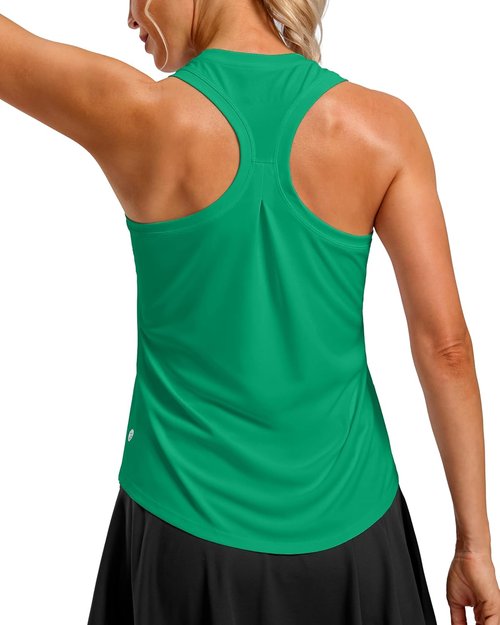 G Gradual Women's Racerback Workout Tank Top - Loose Fit Athletic Yoga Shirt for Gym & Running
