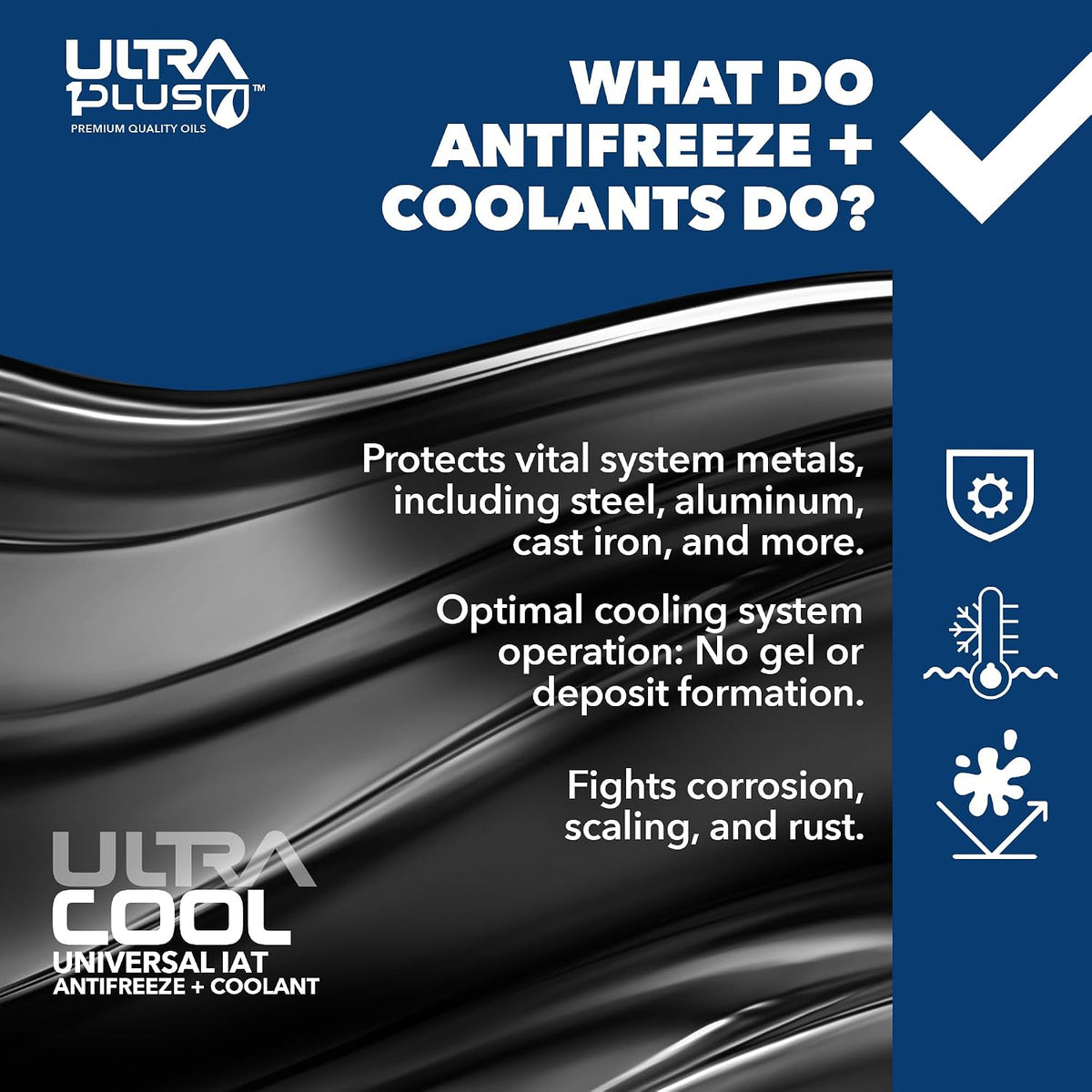 ULTRA 1PLUS IAT Universal Antifreeze + Coolant Premixed 50/50 Violet-Pink