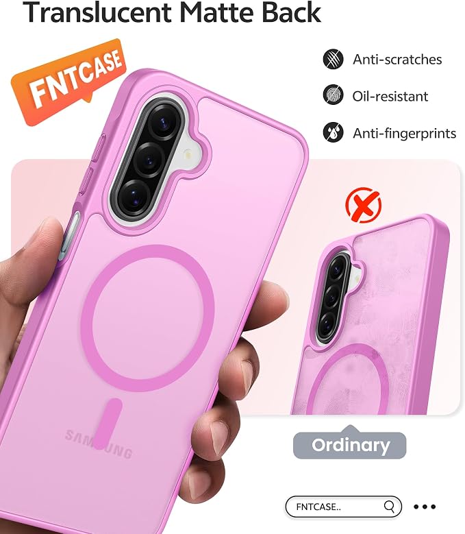 FNTCASE for Galaxy A17/A16 5G Phone Case: for Samsung A17 Cases Matte