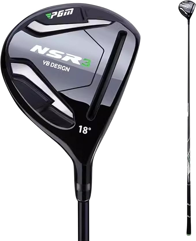 PGM Men's Professional Golf Club Driver Woods Hybrid for Right Handed with Headcover, Low Center of Gravity Long Distance Single Club with Titanium Head Graphite Shaft