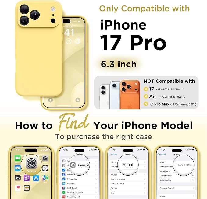 GolbinBox Magnetic for iPhone 17 Pro Case, Compatible