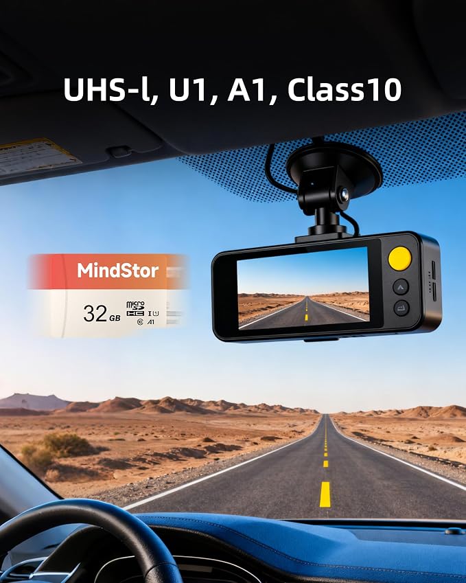 Micro SDHC 32GB Memory Card, MindStor 90MB/s Read Speed TF Card