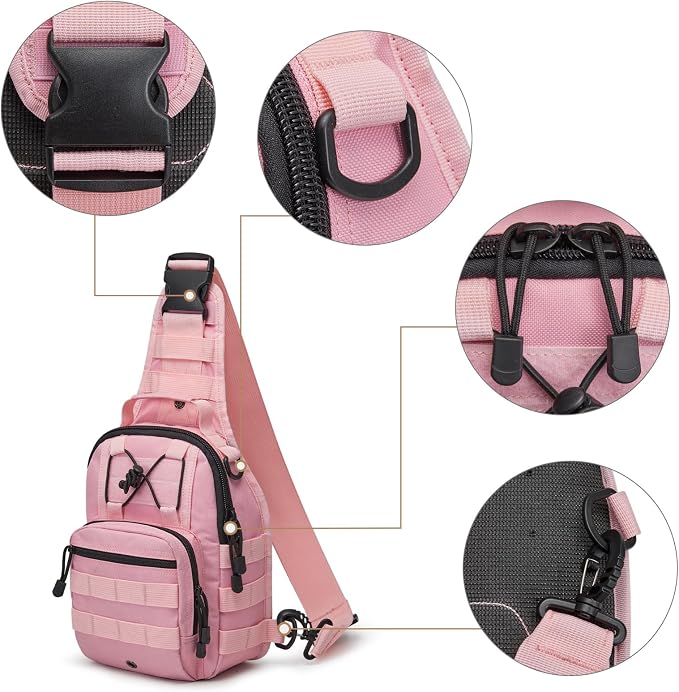 G4Free Outdoor Tactical Bag Backpack, Military Sport Bag Pack Sling Shoulder