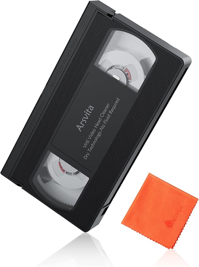 Arsvita VHS/VCR Head Cleaner, Video Head Cleaning Kit