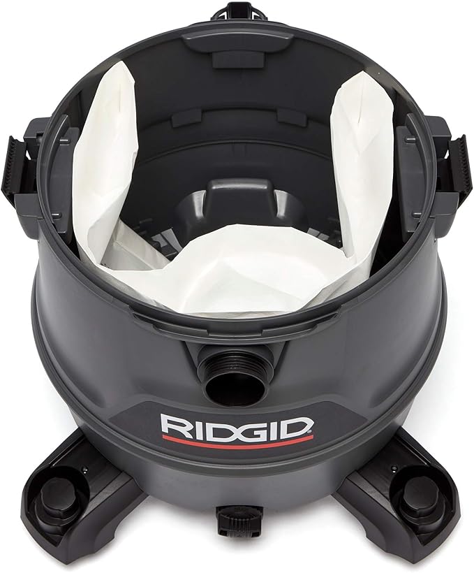 RIDGID 62723 Red 16 gallon RT1600 Wet/Dry Vacuum, Dark Gray and Red