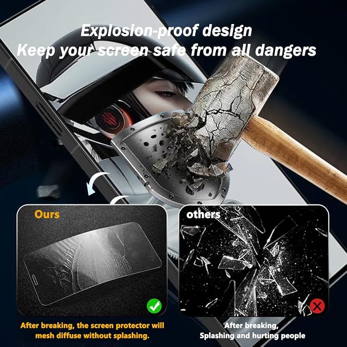 2+2 Pack Tempered Glass for ZTE Nubia Red Magic 9 Pro/Red Magic 9 Pro+/Red