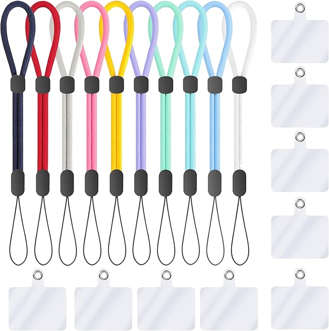 FrgKbTm Hand Wrist Strap Lanyard, Adjustable Nylon Colorful