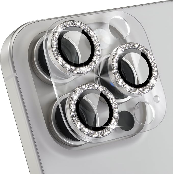 Choiche Compatible for iPhone 16 Pro/iPhone 16 Pro Max Camera Lens Protector