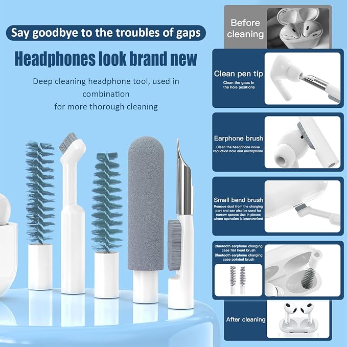 Keyboard Cleaning Kit Laptop Cleaner, 32-in-1 Computer Screen Cleaning Brush