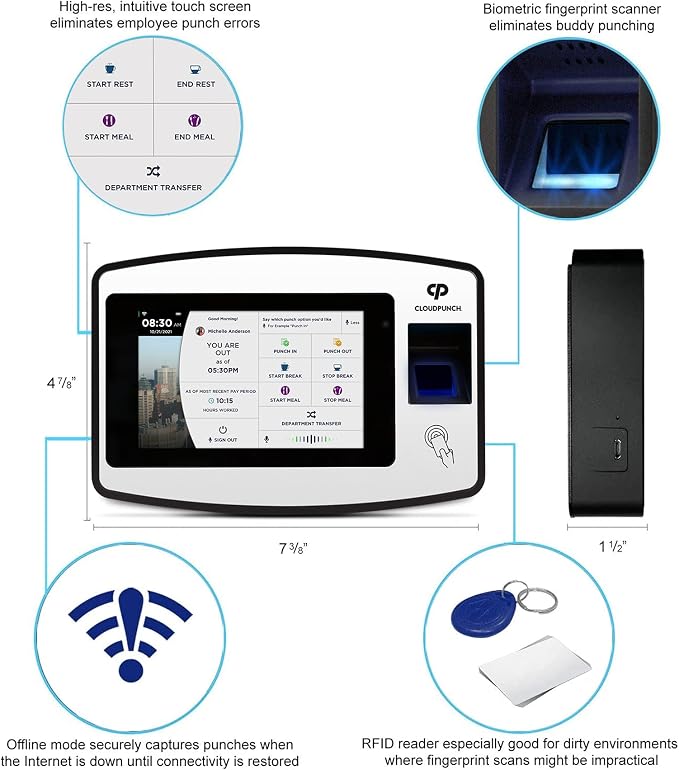 Acroprint CloudPunch Time Clock