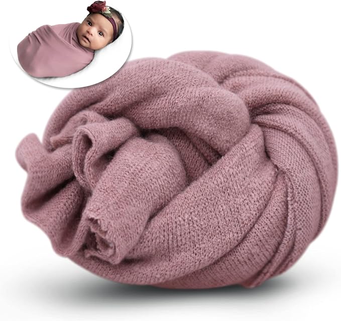 Newborn Posing Wrap Newborn Photography Props Soft Stretch Knit Blanket