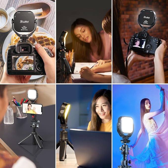 ULANZI VL66 Bi-Color Adjustable Rechargeable 2500-6500K