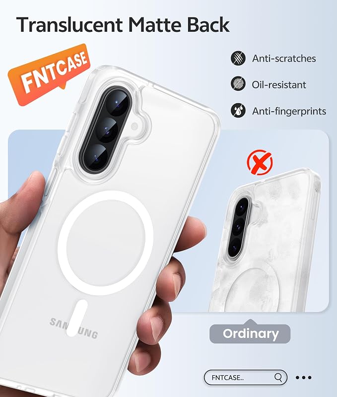 FNTCASE for Galaxy A17/A16 5G Phone Case: for Samsung A17 Cases Matte